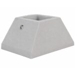 فونداسیون پیش ساخته دیوار بتنی مدل دفنی گلدانی دارای قلاب فولادی جابجایی (Precast concrete wall foundation buried cup model with steel lifting hooks)